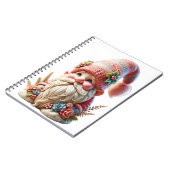 Carnet Gnome en fleurs  (Côté gauche)