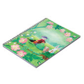 Carnet Gnome jardiner, Blackbird, Hérisson et lapin blanc (Côté gauche)