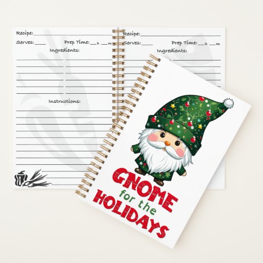 Carnet Gnome Pour Les Vacances Drôle & Adorable Noël (À l'intérieur)