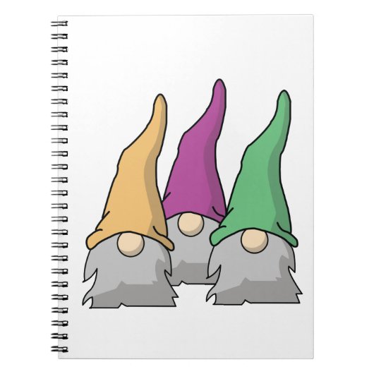 Carnet Gnomes scandinaves minimalistes (Devant)