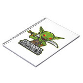 Carnet Goblin nommé Grizbard (Côté gauche)
