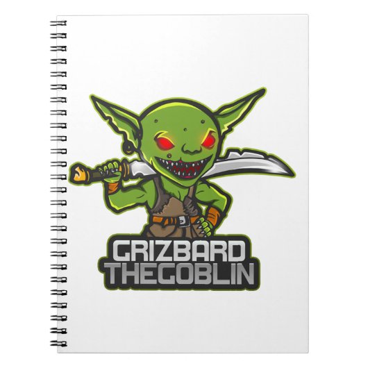 Carnet Goblin nommé Grizbard (Devant)