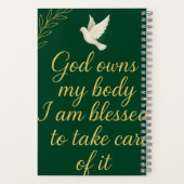 Carnet God own you body Journal.  (Verso)