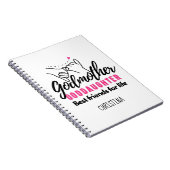 Carnet Goddaughter Gift - Godmother Best Friends for Life (Côté Droit)