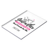 Carnet Goddaughter Gift - Godmother Best Friends for Life (Côté gauche)