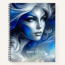 Goddess Celestial White Blue Head Février -
