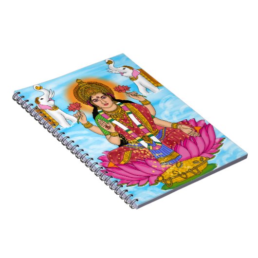Carnet Goddess Lakshmi Notebook (Côté Droit)