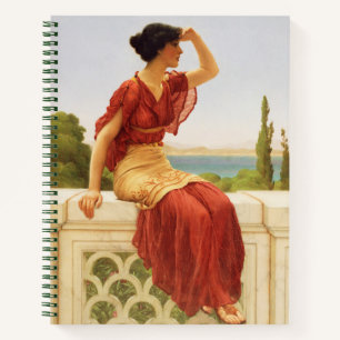 Carnet Godward Le Signal Belle Femme Portrait Art