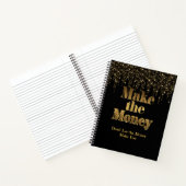 Carnet Gold 3D Gagnez de l'argent (Intérieur)