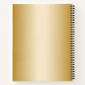 Carnet Gold 80th Anniversaire Célébration World Meilleur (Dos)