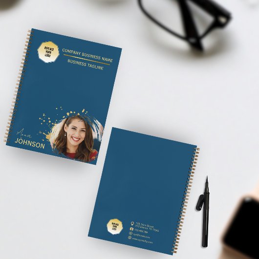 Carnet Gold & Blue, photo d'entreprise