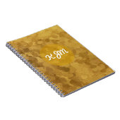 Carnet Gold Bokeh (Côté Droit)