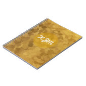 Carnet Gold Bokeh (Côté gauche)