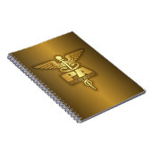 Carnet Gold Caduceus (PA) (Côté Droit)