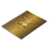 Carnet Gold Caduceus (PA) (Côté gauche)
