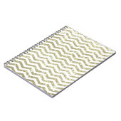 Carnet Gold Chevron (Côté gauche)