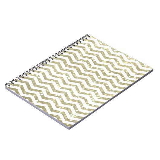 Carnet Gold Chevron (Côté gauche)