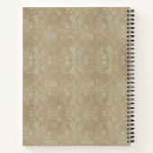 Carnet Gold damask (Dos)