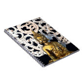 Carnet Gold Earth Buddha OM Aum Mantra Ajna Méditation (Côté Droit)