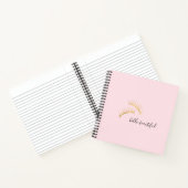 Carnet Gold Eyelashes Bonjour Belle (Intérieur)