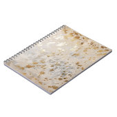 Carnet Gold Faux Cowhide Imprimer Metallic Cowgirl Wester (Côté gauche)