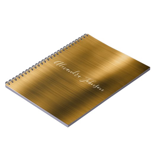Carnet Gold Foil élégant moderne luxe (Côté gauche)