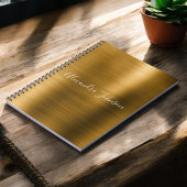 Carnet Gold Foil élégant moderne luxe