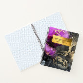 Carnet Gold Foil Purple Black Marbling Business Planner (Intérieur)