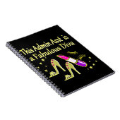 CARNET GOLD GLITZY ADMIN ASSISTANT DIVA DESIGN (Côté Droit)