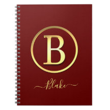 Gold Initial B élégant