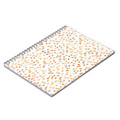 Carnet Gold Leaf Confeti on Rose Background (Côté gauche)