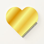 Carnet Gold Look Elegant Monogram Modèle tendance (Dos)