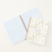 Carnet Gold Luxury Numéros & Devise Symboles Motif (Intérieur)