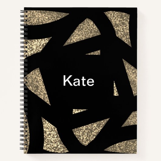 Carnet Gold Mandala Sparkles (Devant)