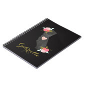 Carnet Gold Monogram California State & Moveable Heart (Côté gauche)