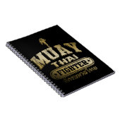 Carnet Gold Muay Thai Fighter (Côté Droit)