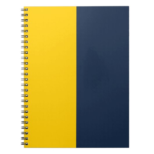 Carnet Gold & Navy Blue CUSTOM (Devant)