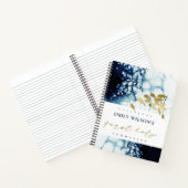 CARNET GOLD NAVY SEA FISHFIRST SAINT COMMUNION GUESTBOOK (Intérieur)