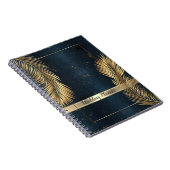 Carnet Gold Palm Feuille Beach Wedding (Côté Droit)