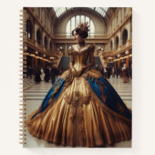 Carnet Gold Princess Steampunk Victorian Industrial (Devant)