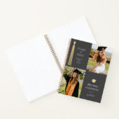 Carnet Gold Tassel & Casquette Dark Grey 2 Diplôme photo (Intérieur)