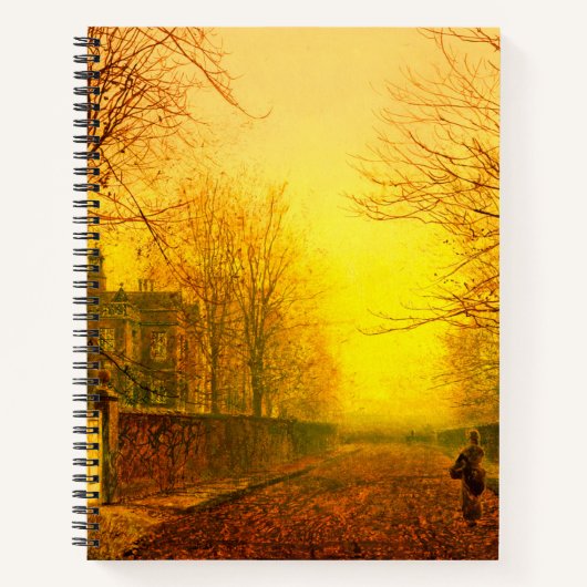 Carnet Golden Autumn John Atkinson Grimshaw (Devant)