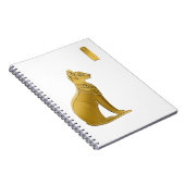 Carnet Golden Bastet - Déesse égyptienne de la protection (Côté Droit)