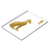 Carnet Golden Bastet - Déesse égyptienne de la protection (Côté gauche)