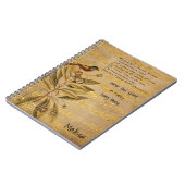 Carnet Golden Birdsong sur Parchment (Côté gauche)