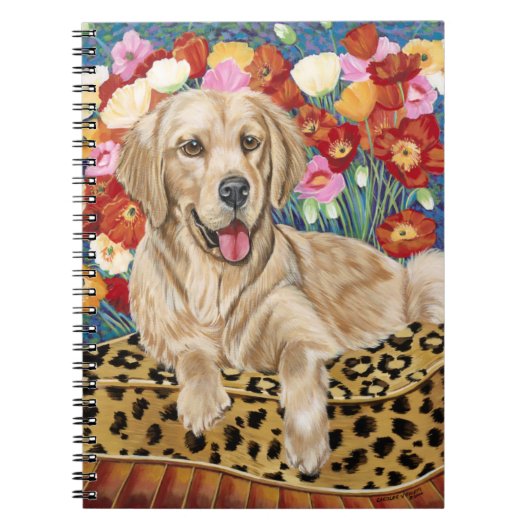 Carnet Golden Boy Retriever (Devant)