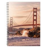 Carnet Golden gate bridge de plage de Baker (Devant)