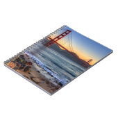 Carnet Golden gate bridge de traînée de San Francisco Bay (Côté gauche)