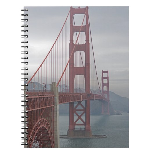 Carnet Golden gate bridge en brume (Devant)