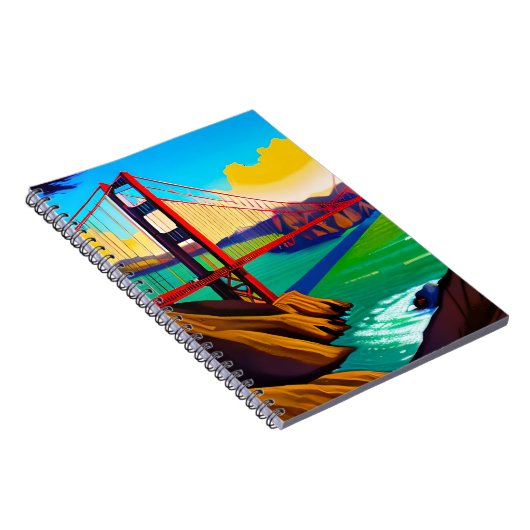 Carnet Golden Gate Bridge, San Francisco (Côté Droit)